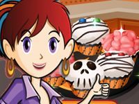 Игра Кухня Сары: Кексы-страшилки