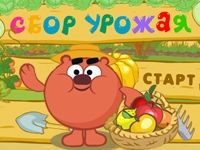 Игра Смешарики: сбор урожая