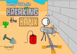 Игра Генри Стикмен Ограбление Банка