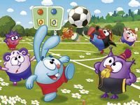 Игра Смешарики: ленивый футбол