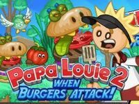 Игра Папа Луи 2: атака бургеров