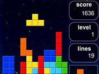 Игра Цветной тетрис Ретро
