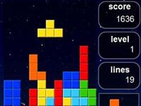 Игра Цветной тетрис Ретро