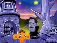 Игра Счастливая обезьянка ищет ниндзя: 2