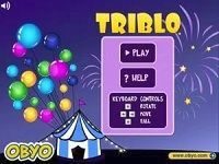 Игра Трибло Тетрис: три шарика