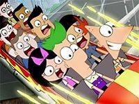Игра «Финес и Ферб: американские горки»