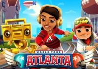 Игра Сабвей Серф Атланта