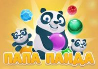 Игра Папа Панда Шарики