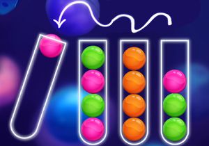 Игра Сортировка шаров по цвету