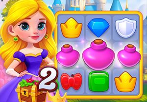 Игра Короли и Королевы 2 Три в Ряд