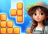 Игра Пазл Блоки Садовые