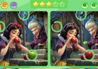 Игра Найди отличия для детей: Белоснежка