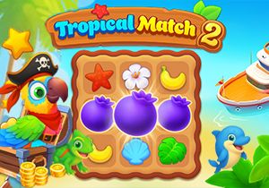 Игра Тропический Три в Ряд 2