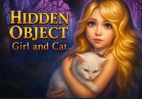 Игра Поиск предметов Девочка и Кот